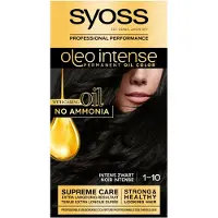 Syoss 3x Oleo Intense Haarverf 1-10 Intens Zwart