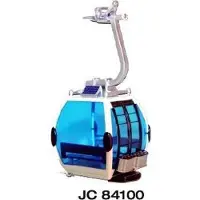 Jaegerndorfer Gondel wit/blauw