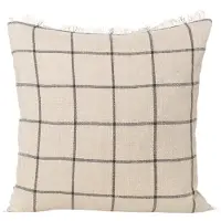 Ferm Living Calm kudde camel-black 48x48 cm