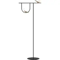 Artemide Yanzi F vloerlamp zwart messing
