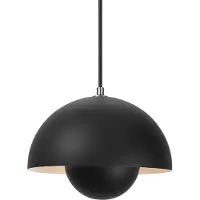 &tradition Flowerpot VP1 hanglamp mat zwart