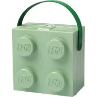 LEGO - Lunchbox Brick 4 met Handvat - Polypropyleen - Groen