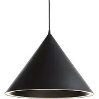 Woud Annular hanglamp large Black