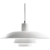 Louis Poulsen Hanglampe , PH 4/3, dimbare, Wit, Woonkamer, Metaal, Designer
