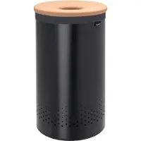 Brabantia Wasmand met Kurk 60 liter - Matt Black
