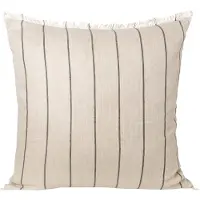 Ferm Living Calm kudde camel-black 78x78 cm