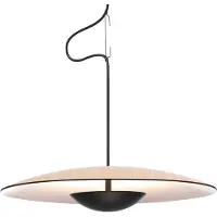 Marset Hanglampe , Ginger, dimbare, Hout, Woonkamer, Hout, Designer