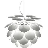 Marset Hanglampe , Discocó, dimbare, Wit, Woonkamer, Kunststof, Designer