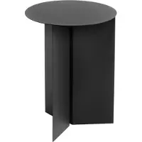 HAY Slit Table Steel Ø35 Cm - Bijzettafels & buffetten Staal Black - AA686-A366-AA55