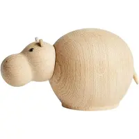 Woud Hibo houten nijlpaard Medium