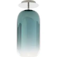 Artemide Plafondlamp , Gople, dimbare, Blauw, Woonkamer, Glas, Designer
