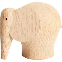 Woud Nunu houten olifant klein