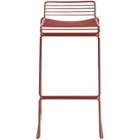 HAY Barstoel Hee Bar Stool Sled Base H65 Standard Glider Rust Powder Coated Steel