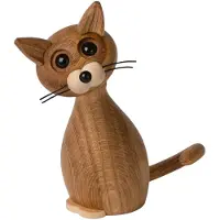 Spring Copenhagen Lucky decoratie kat Eikenhout