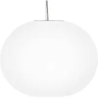 Flos Hanglampe , GLO-BALL, dimbare, Wit, Woonkamer, Glas, Designer