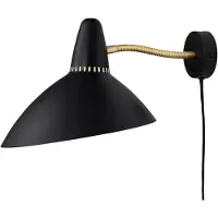 Warm Nordic Wandlampe , Lightsome, Zwart, Woonkamer, Metaal, Scandinavisch