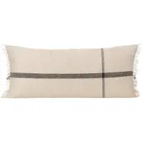 Ferm Living Calm kudde camel-black 38x88 cm