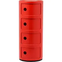 Kartell Componibili Classic Opbergunit Red | 4 doors