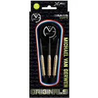 XQ Max Michael van Gerwen dartset steeltip zwart gewicht 23 gram