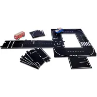 BS Toys speelset Weg & Wagens 32-delig