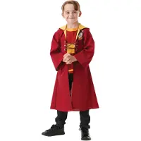 Rubies VERKLEEDKOSTUUM QUIDDITCH KIND 9/10 JAAR Rood, Bordeaux