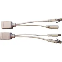 Gembird utp poe passive kit adaptateur, 0,15m pp12-poe-0.15m-w