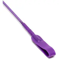 Rimba - Paardrijzweep Met Flapje - 65 cm - Paars