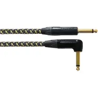 Cordial CXI3PR-TWEED Edition 25A instrumentkabel jack 6.35 TS recht-haaks tweed 3m