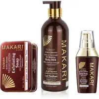 Makari Active Intense Exclusive Body Milk Soap and Serum set