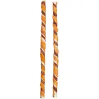 Voskes 20x Hondensnack Stick Runderhuid, Rund en Kip 40 cm 2 stuks