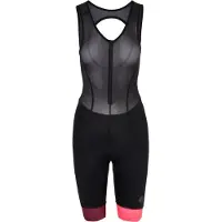 Agu Prime Fietsbroek met Zeem Essential Dames - Met Bretels - Rood - M