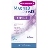 Balance pharma MagneBplusD Femina | Energie & Ontspanning | Magnesium, Vitamine D, Vitamines B, zink en Selenium 60 St Tabletten
