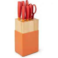 Zwilling Messenblokset NU, 7-delig, rood, Zwilling