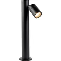 QAZQA Buitenlamp zwart 45 cm verstelbaar IP44 - Solo