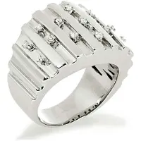 Orphelia Silver 925 Zr-3565;58 Ring In Out Zirconium