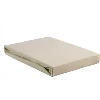 Beddinghouse Matras Hoeslaken - 80/90x200cm - eenpersoons - Jersey Katoen - 100% Katoen - sand