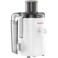Moulinex JU3701, centrifugaal sapcentrifuge, wit, 0,95 liter, 6 cm, met veiligheidshandgrepen, 1 stuk