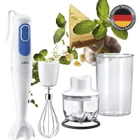 Braun MQ3025 700W Handmixer in Wit en Blauw