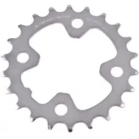 Shimano Deore FC-M510 Kettingblad 64mm 22 Tanden, zilver 2022 Kettingbladen