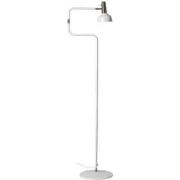 Co Bankeryd Ray Vloerlamp wit, details in nikkel