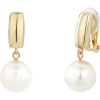 Traveller Parel Oorclips - Dames - Hangend - Goudkleurig - #113718