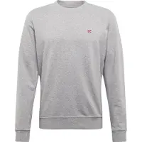 Napapijri Sweatshirt 'Balis' navy / grijs gemêleerd / rood / wit