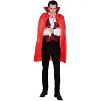 Vegaoo Vampiers cape rood (rood)