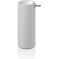 DECOR WALTHER Zeepdispenser Stone 200 ml wit Mat / Chroom