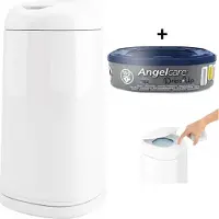 AngelCare - Dress Up - Luieremmer Wit + 1 volle navulcassette