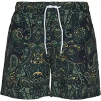 Urban Classics Zwemshorts geel / groen / donkergroen