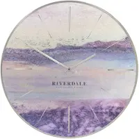 Riverdale Wandklok Brixton Metallic 30 cm