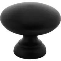 Intersteel Meubelknop paddenstoel Ø32 mm zwart