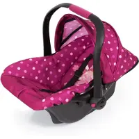 Bayer - Autostoeltje Deluxe Car Seat voor poppen - Roze met Fee