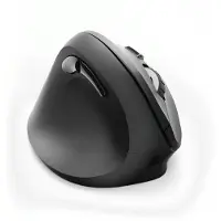 Hama EMW-500L - Draadloze ergonomische muis - 6 knoppen - 2.4 GHz RF - Zwart